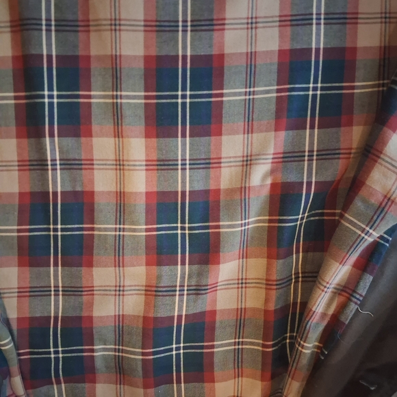 Men's Brown Jacket with Plaid Lining - Picture 3 of 4